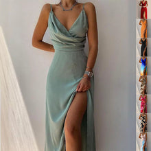 Sexy V-Neck Slit Dress – Summer Date Night Look