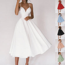 Summer V-Neck Maxi Dress – Sexy Vacation Party