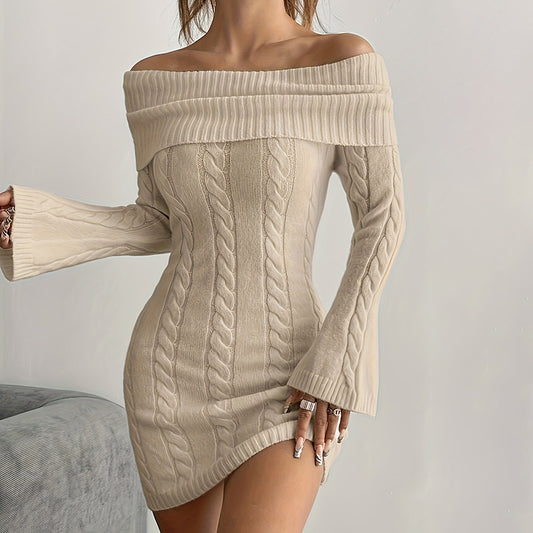 Off shoulder mini dress