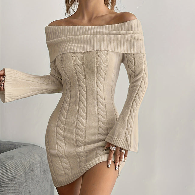 Sexy Off-Shoulder Mini Dress – Club Date Night Look
