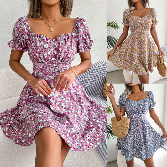 Floral mini dress