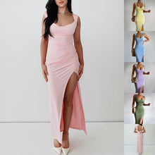 Sexy Back-Tie Slit Dress – Summer Date Night